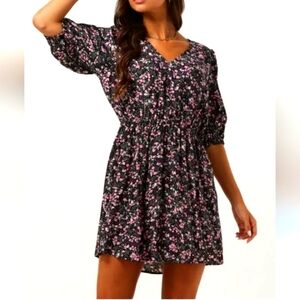 CATWALK JUNKIE NWT Minidress Floral Sz.‎ 40 EU / 8 US